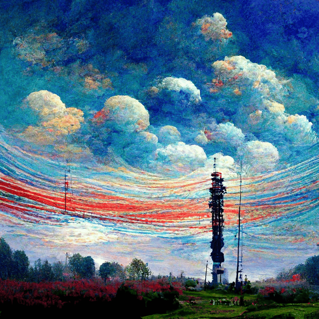 A.I ART in style of Claude Monet